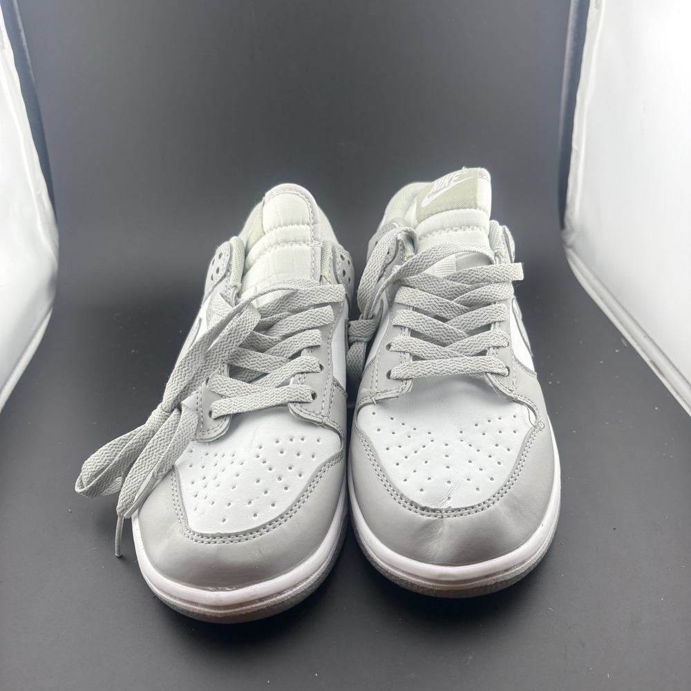 Nike Dunk Low DD1391-103 Womens US 8 Basketball Shoes White Gray Fog Sneakers